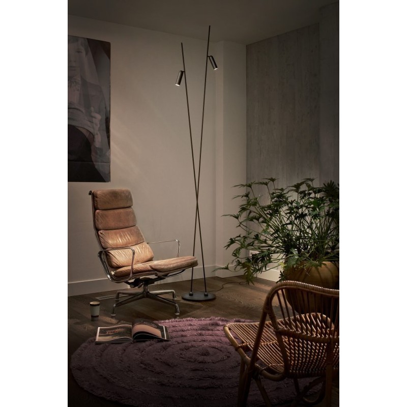 Jacco Maris - Ono floor lamp 2 light high anodic brown